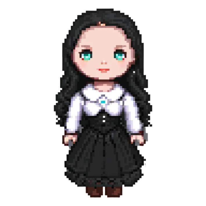 woman doll sticker