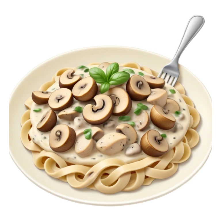 Creamy Mushroom chicken Alfredo sticker