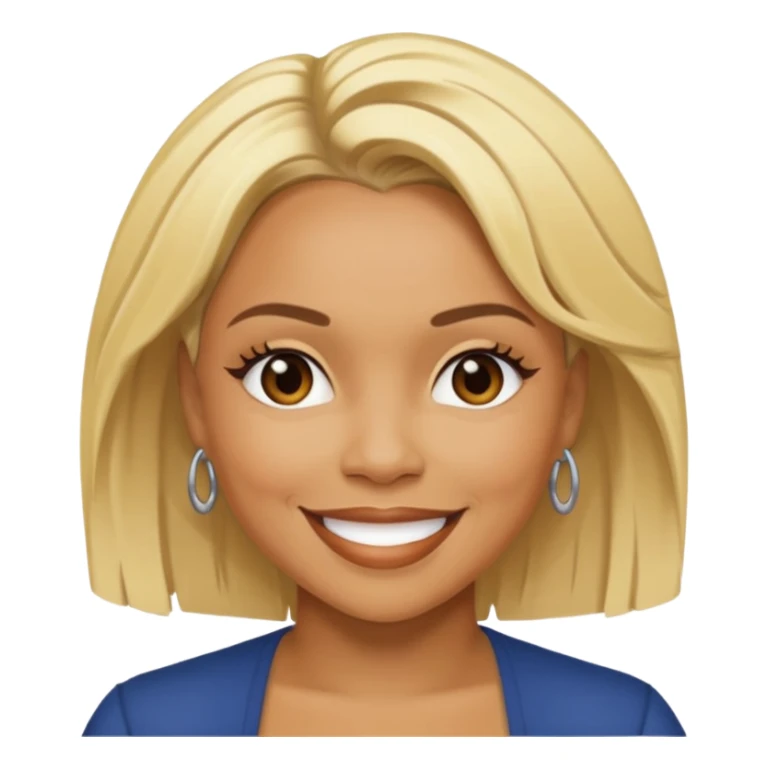 Tionne T-Boz Watkins with blonde hair sticker