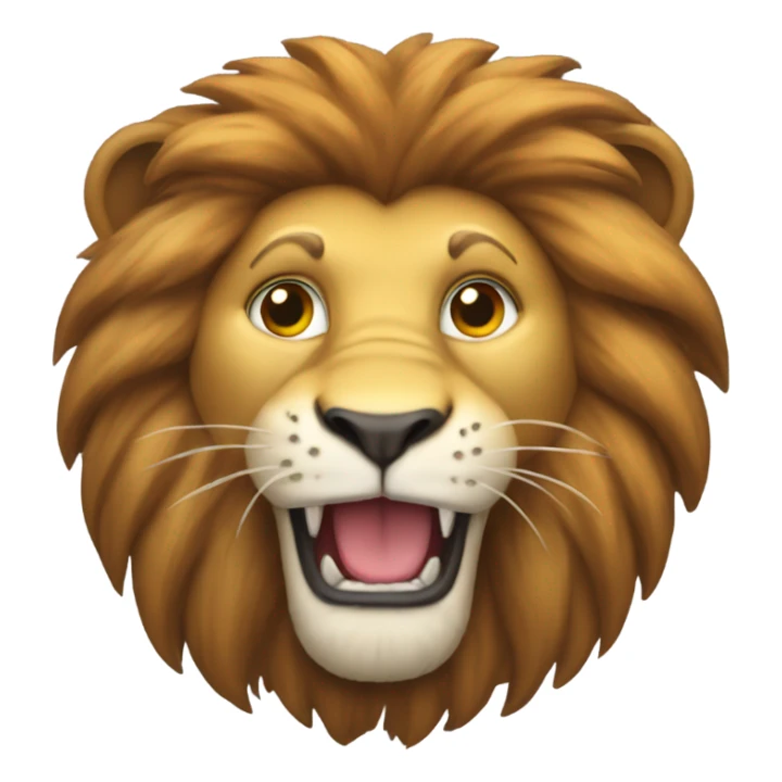 A Lion in the format of this emoji: 🐅 sticker
