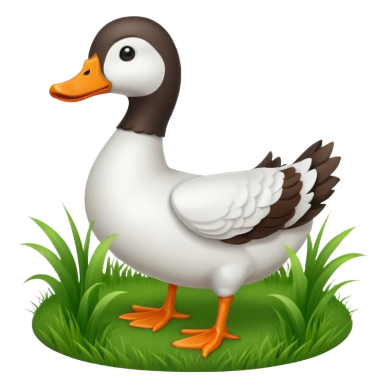 lucky duck with a horseshoe sticker