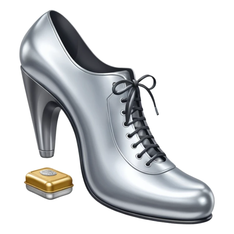 thierry mugler style spam can art shoe sculpture  sticker