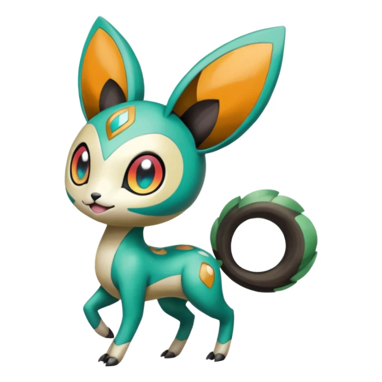 Meloetta-Vernid-Trico-Pokémon-Fakémon-fusion-hybrid-creature sticker