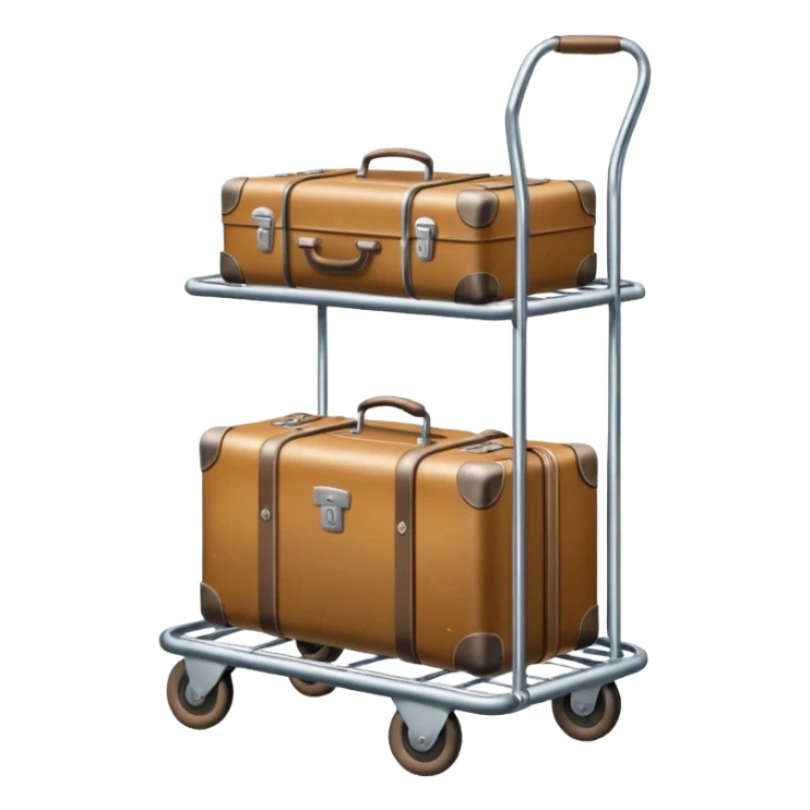 Hotel Luggage Trolley sticker