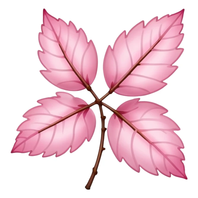 cherry blossom leaf sticker