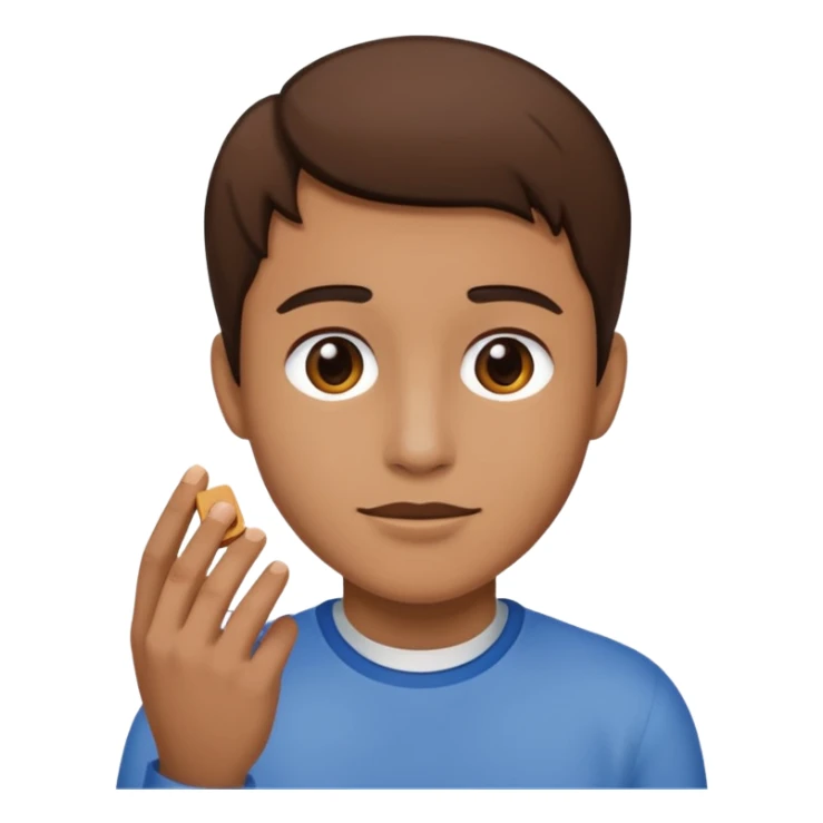 an icon of a person with a small chip next to him sticker