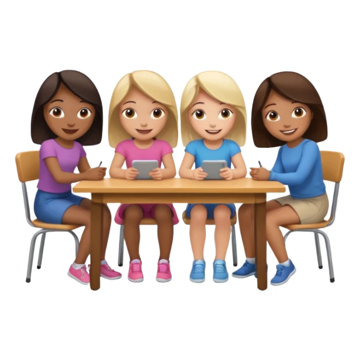 books club girls only under the table  sticker
