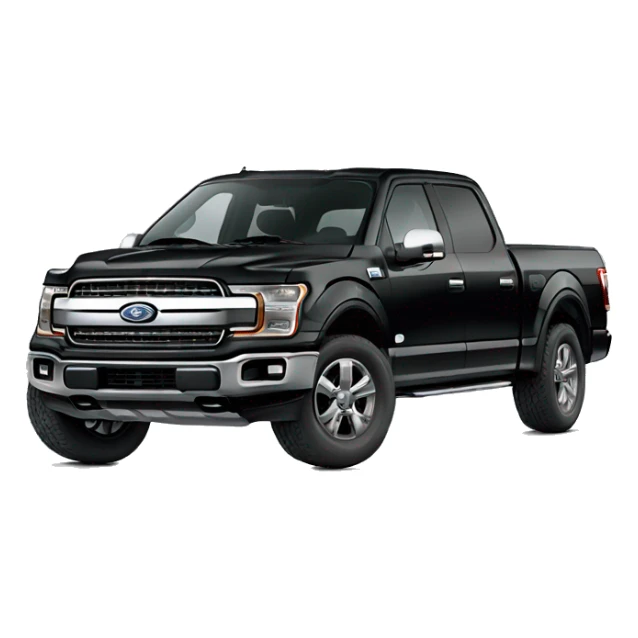Ford f-150 lariat black sticker