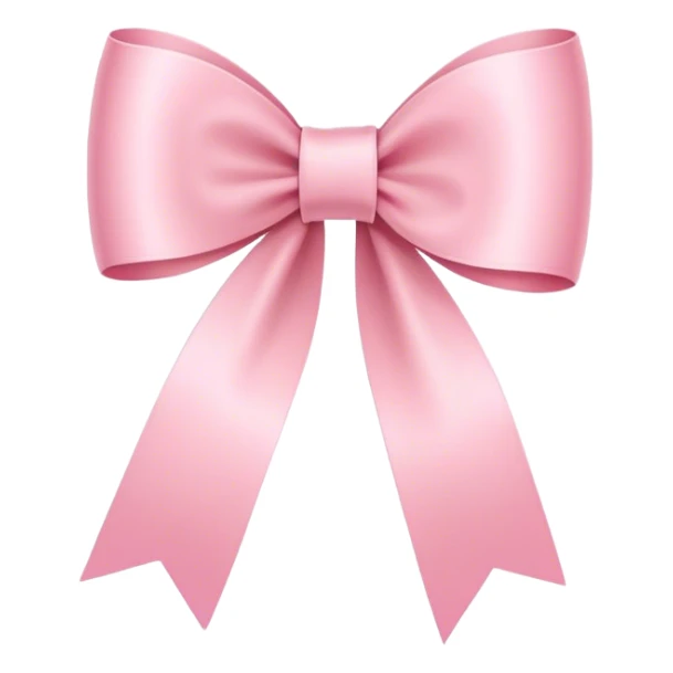 Super ultra-thin and stretched ribbon bow, as narrow as possible, single loop, no extra loops, no fluffy or rounded shapes, only one long and sleek ribbon, delicate, minimalist, NO DOUBLE LOOPS, NO THICKNESS, ONLY A SINGLE SLIM LINE pink sticker