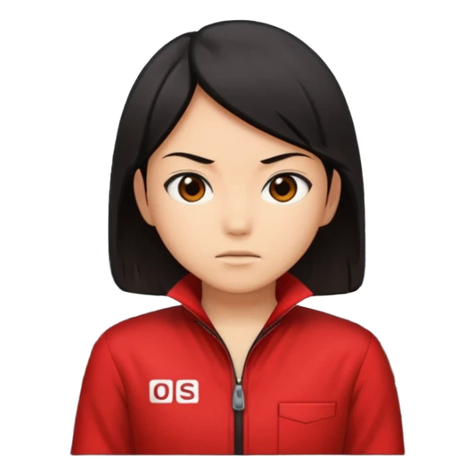 Tokyo in the la casa de papel TV show sticker