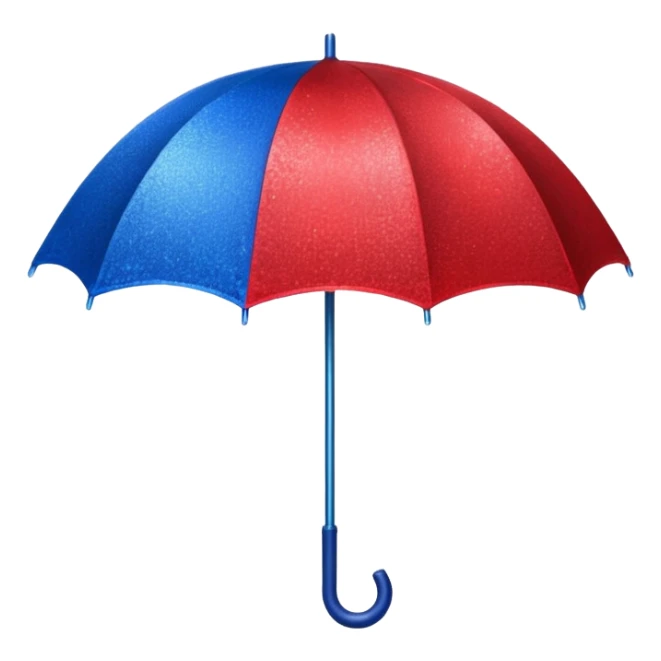 glitter red and blue umbrella resident evil sticker