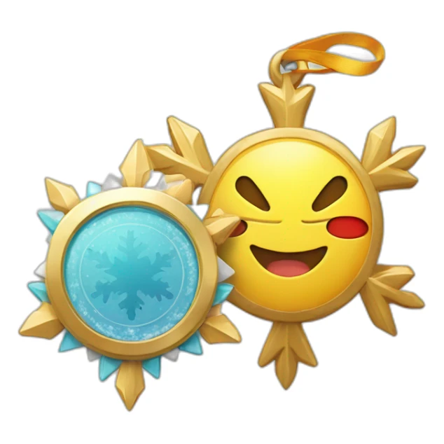 badge, medal, new year, snowflake, pokemon, picture, book, paper sticker