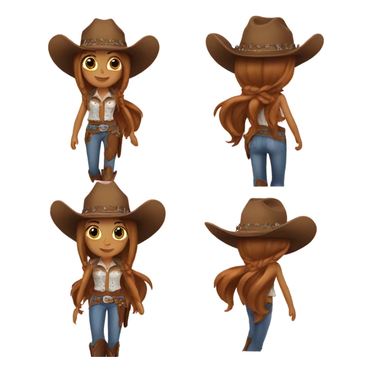 love cowgirl sticker