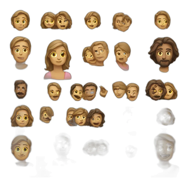 man with a woman sticker