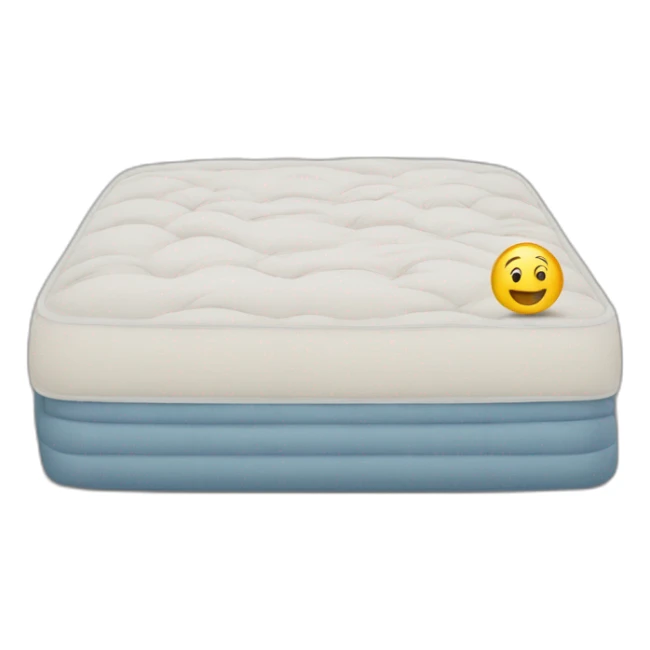 Doumbe with a mattress with “Jordan ” written on it sticker