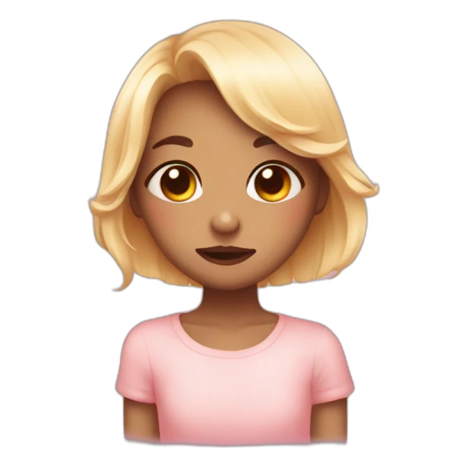 Cute emoji  in love with blush and hurts sticker