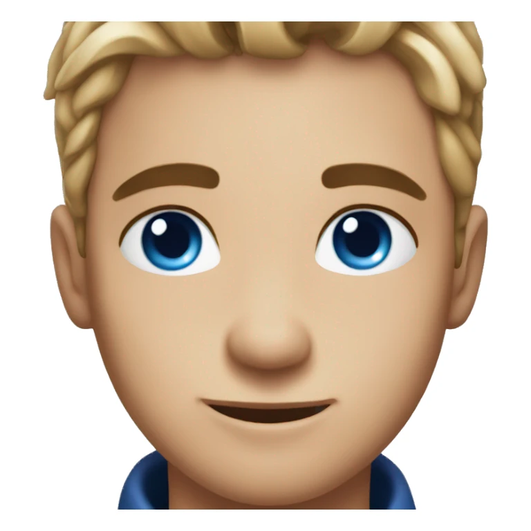 Australien shemerd brow and blue eyes sticker