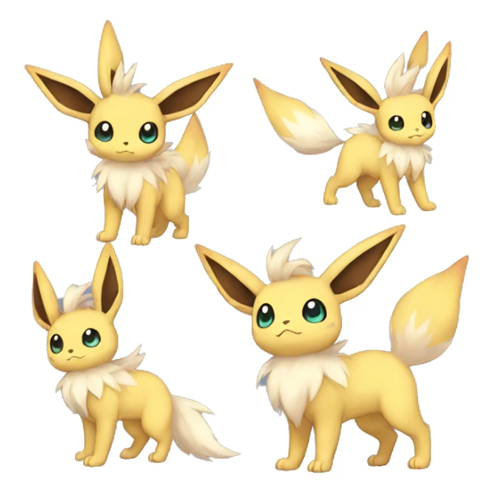 Eeveelution-Cute-Pokémon-fusion full body sticker