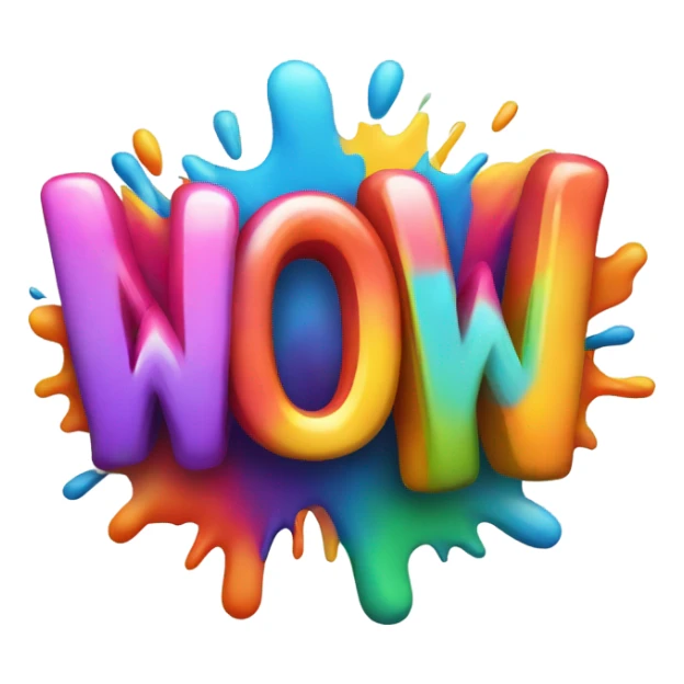 WOW on a Sticker sticker