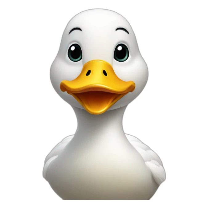 realistic duck sticker