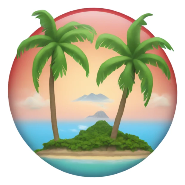 Puerto Rico island  sticker