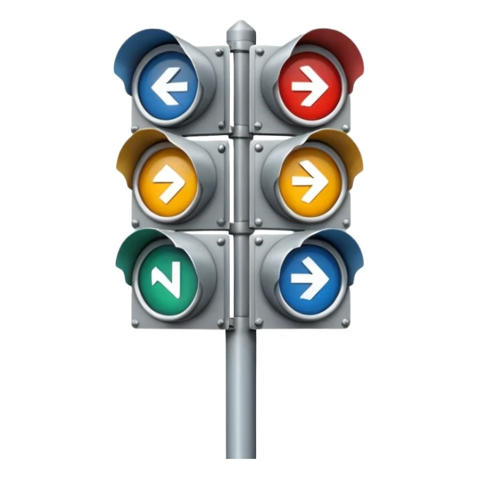mac os icon rotation retro street signal directions rotating inversion sticker
