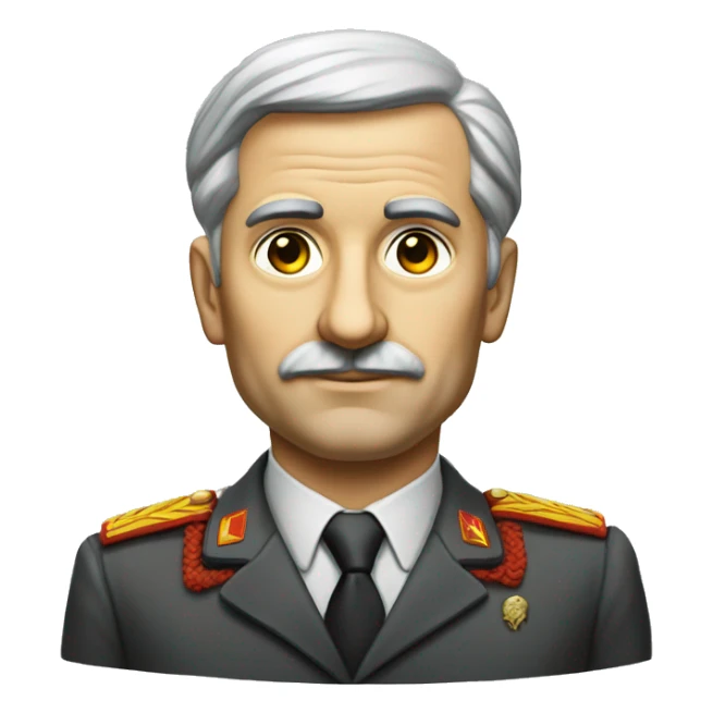 soviet engineer diplomat full scale photoealistic serious sticker