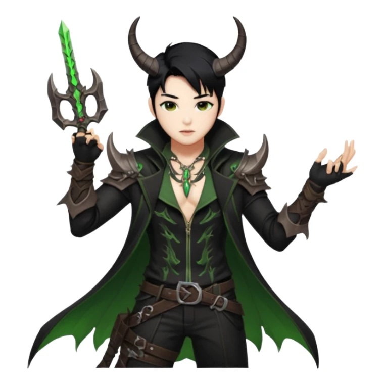 jinu from kpop demon hunters sticker