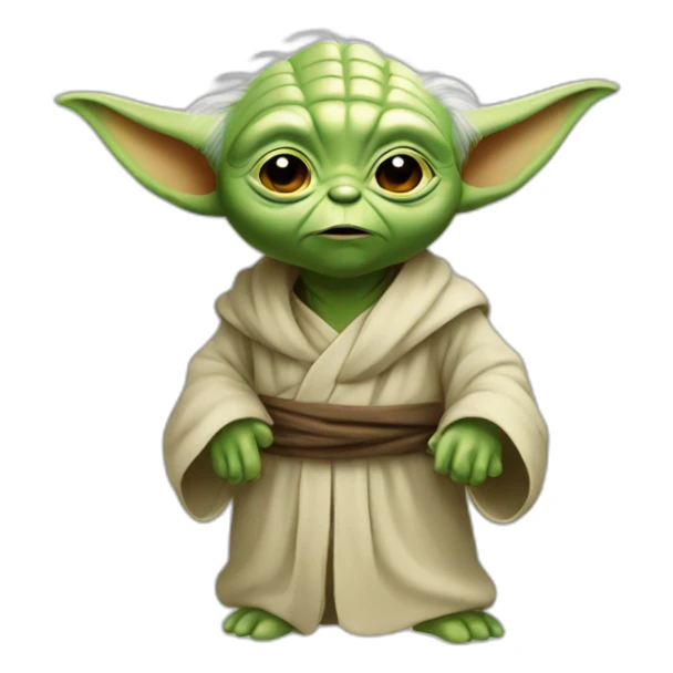 Yoda qui saute  sticker