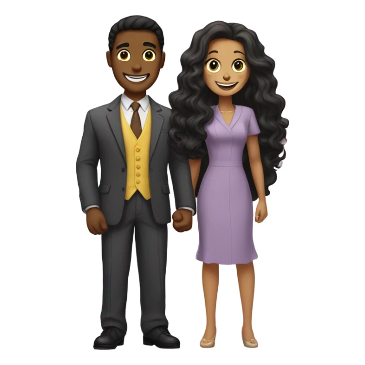 Mia and Sebastian from La La Land sticker