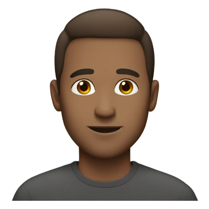 Man 30 years old with brown eyes short brown hair  sticker