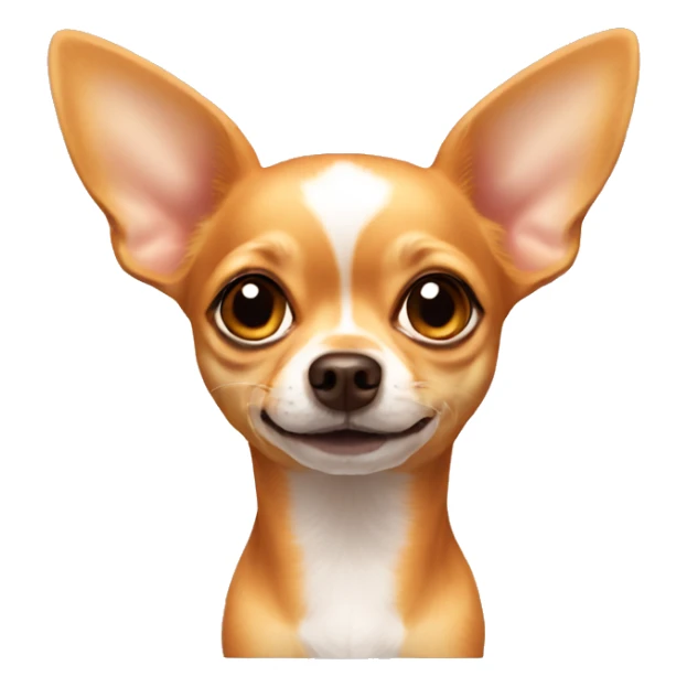 Chihuahua orange with brown eyes  sticker