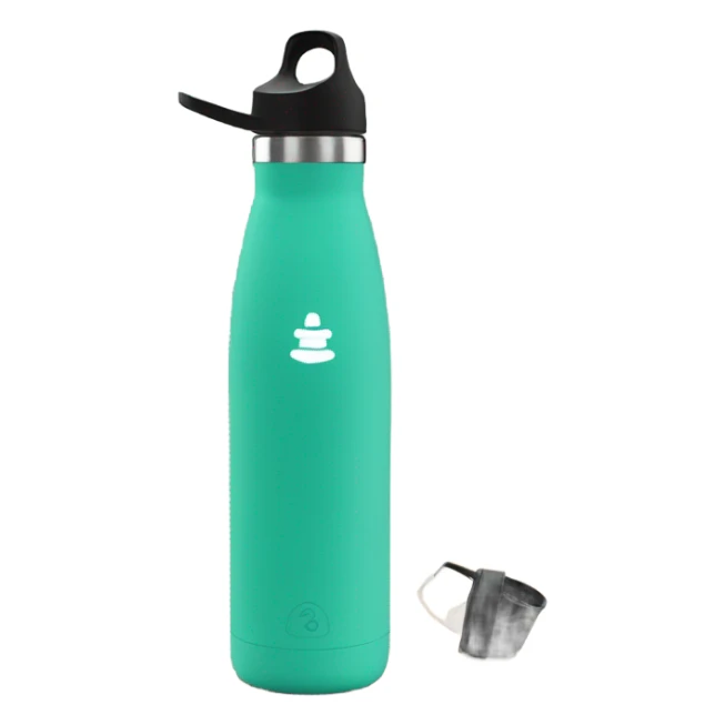 Teal mint sport water bottle sticker
