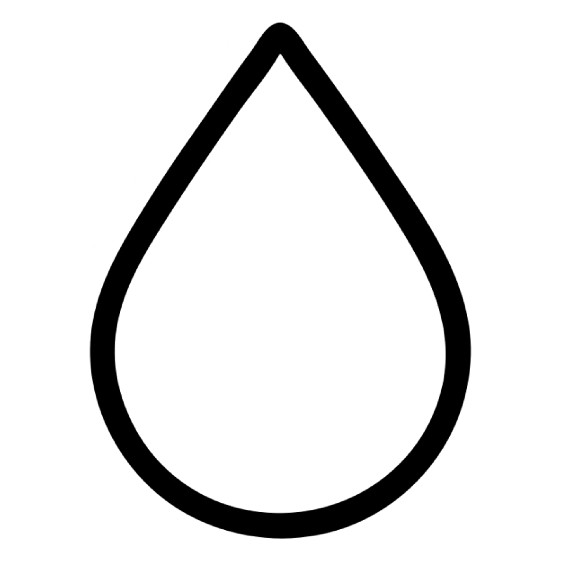 simple and clear rain icon, minimal design, suitable for use as an app icon sticker