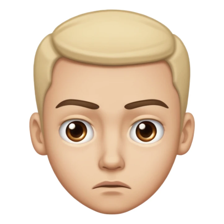 Confused and offended with one eyebrow raise  sticker