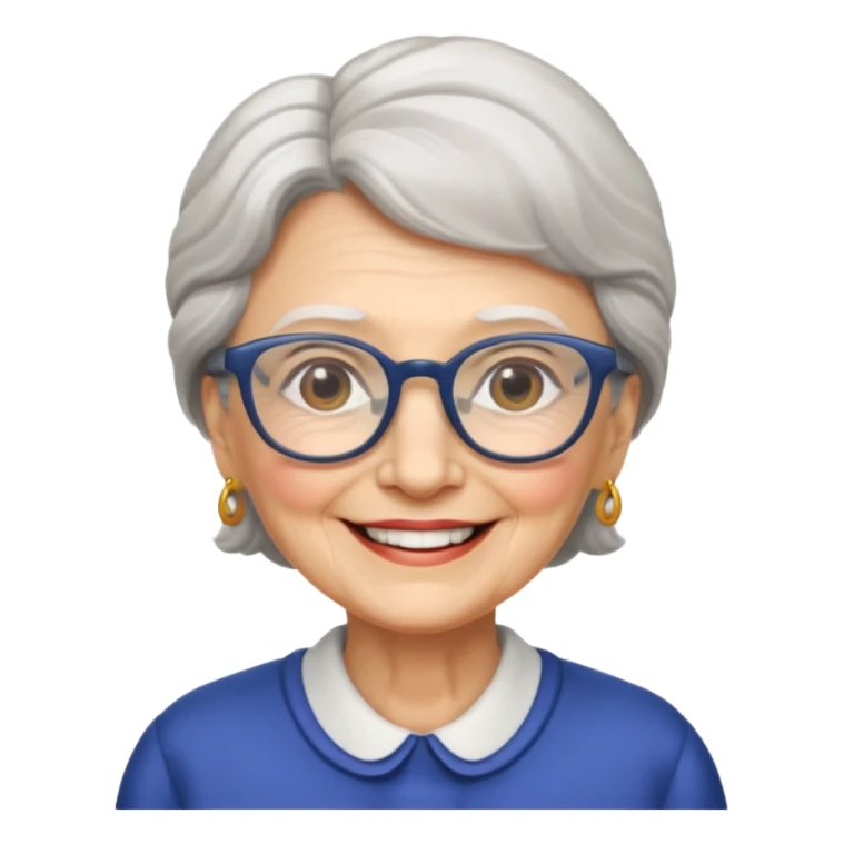 Grandmom with glasses  sticker