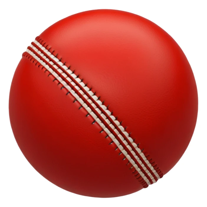 cricket ball sticker