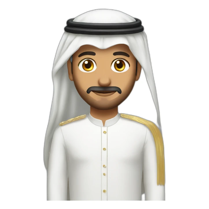 omani cfo with omani dress sticker