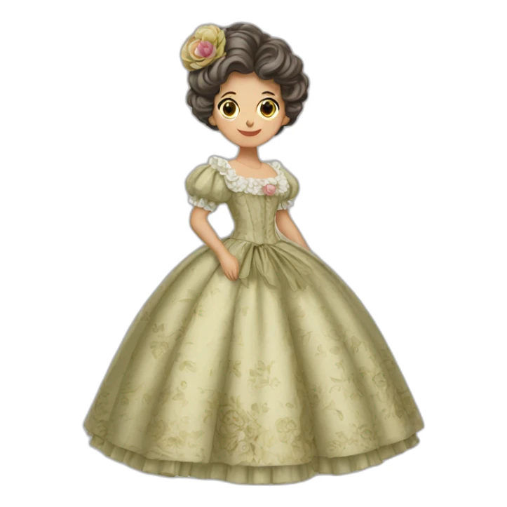 pepina vestido de sevillana sticker