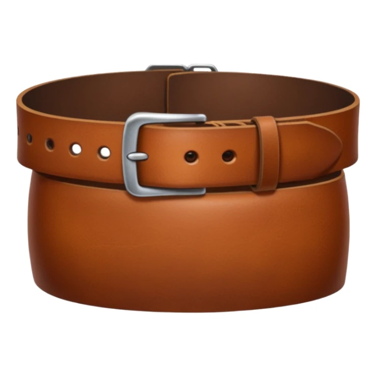 belt emoji in a hand sticker