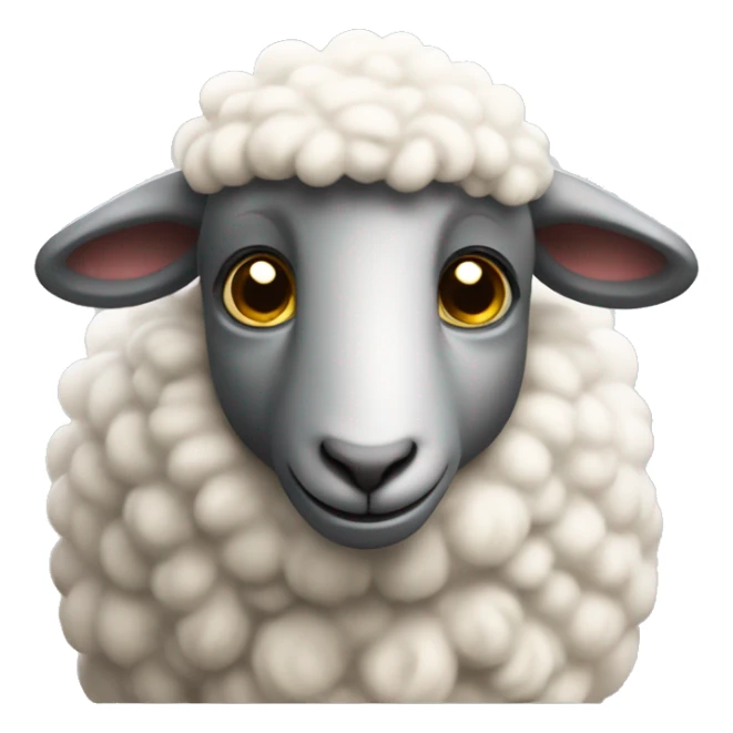 Happy sheep with the inscription „hype” sticker