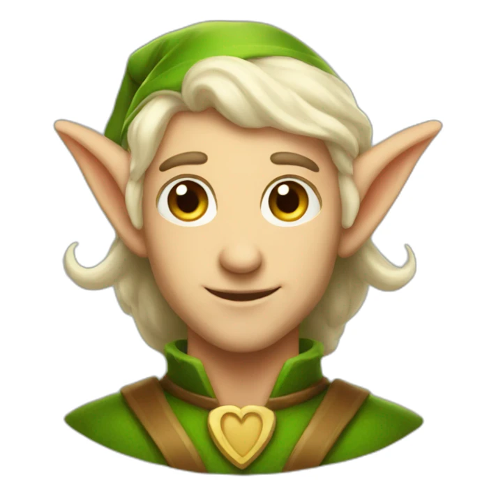 handsome elf sticker