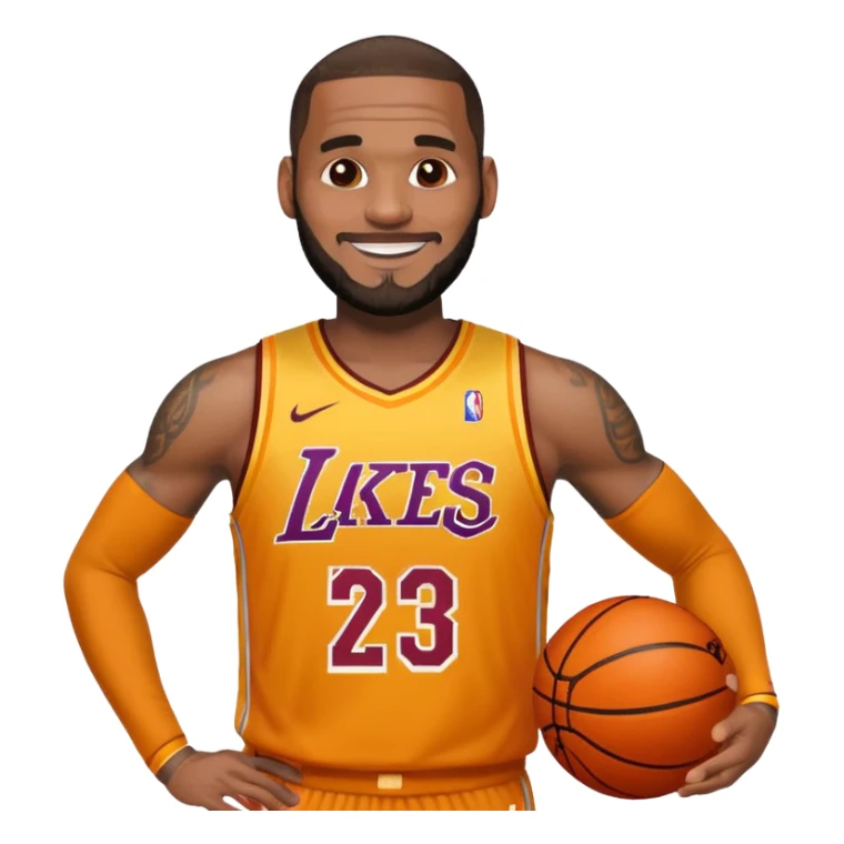 Emoji of lebron Raymond james sticker