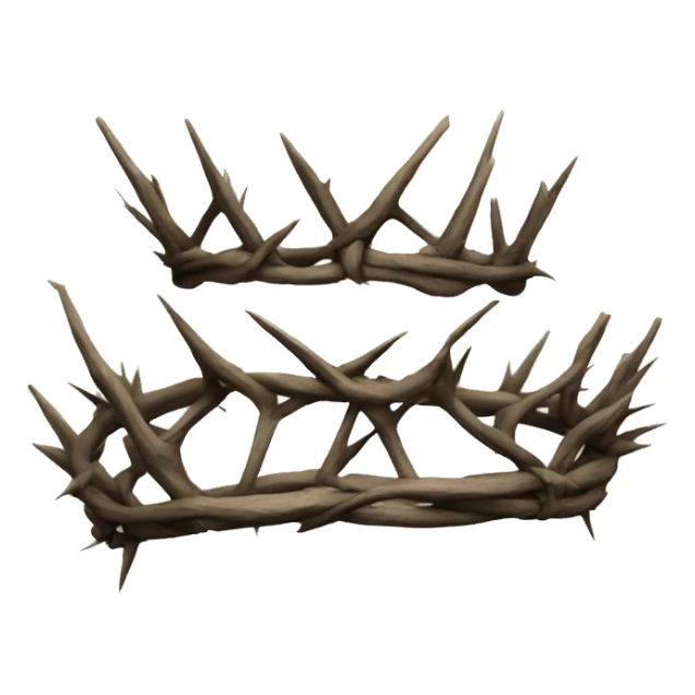 crown of thorns sticker