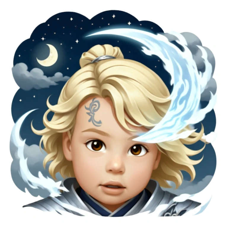 Moonlit Samurai sticker