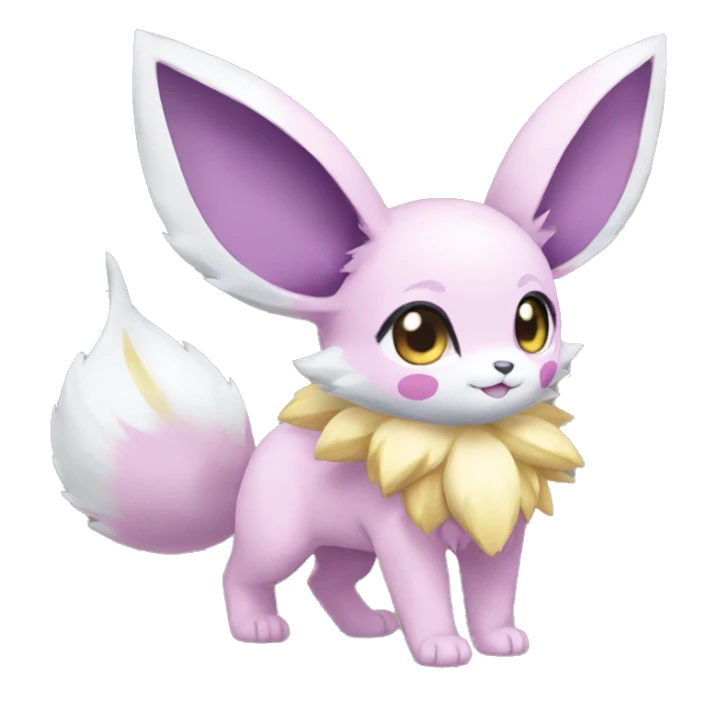 Kawaii Eeveelution-Cute-Pokémon-fusion full body sticker