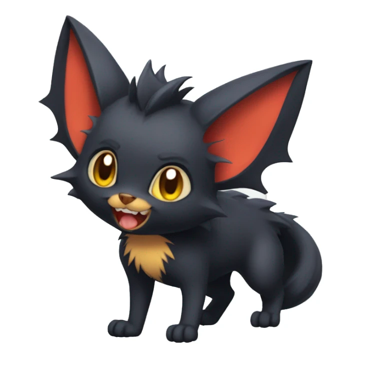 Bat-Torracat-Zorua full body sticker