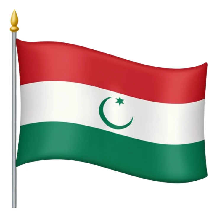 پرچم پهلوی رنک بالا سبز وسط سفید پایین قرمز sticker