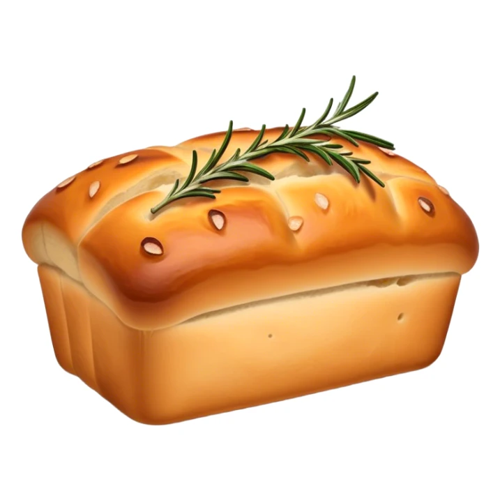 Rosemary focaccia loaf sticker