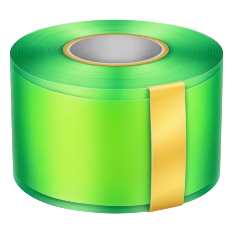emoji of warm light green tape sticker